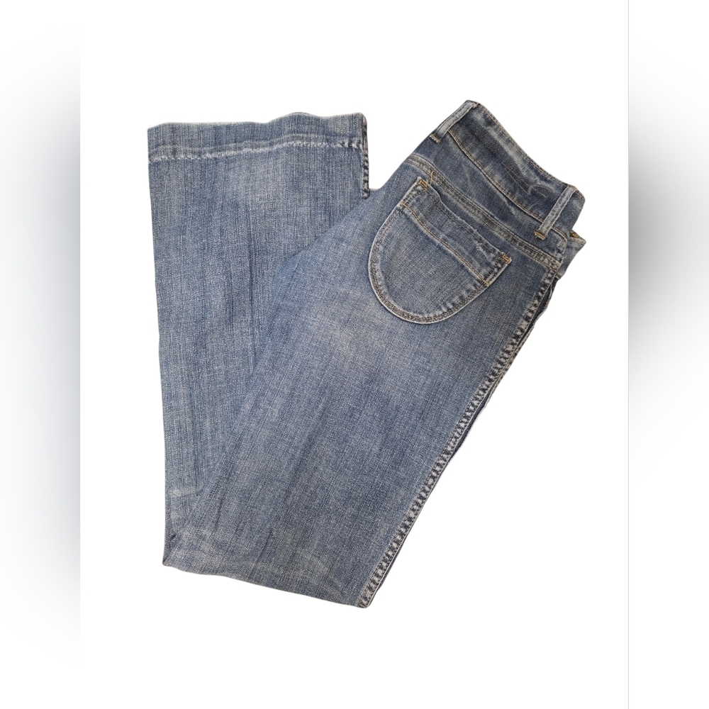 American Eagle Outfitters Light Blue Flare Jeans - Picture 3 of 6